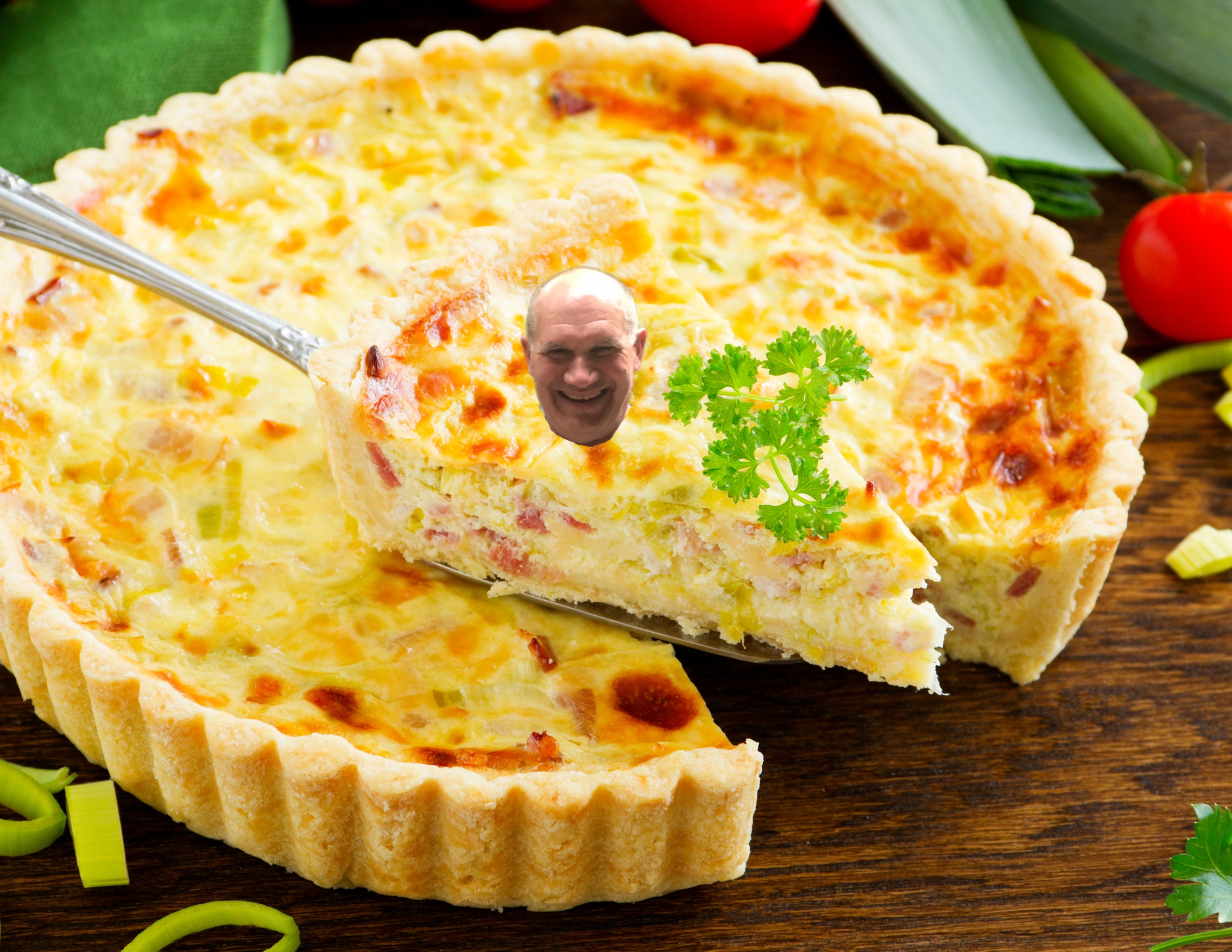 Bacon and Cheddar Quiche